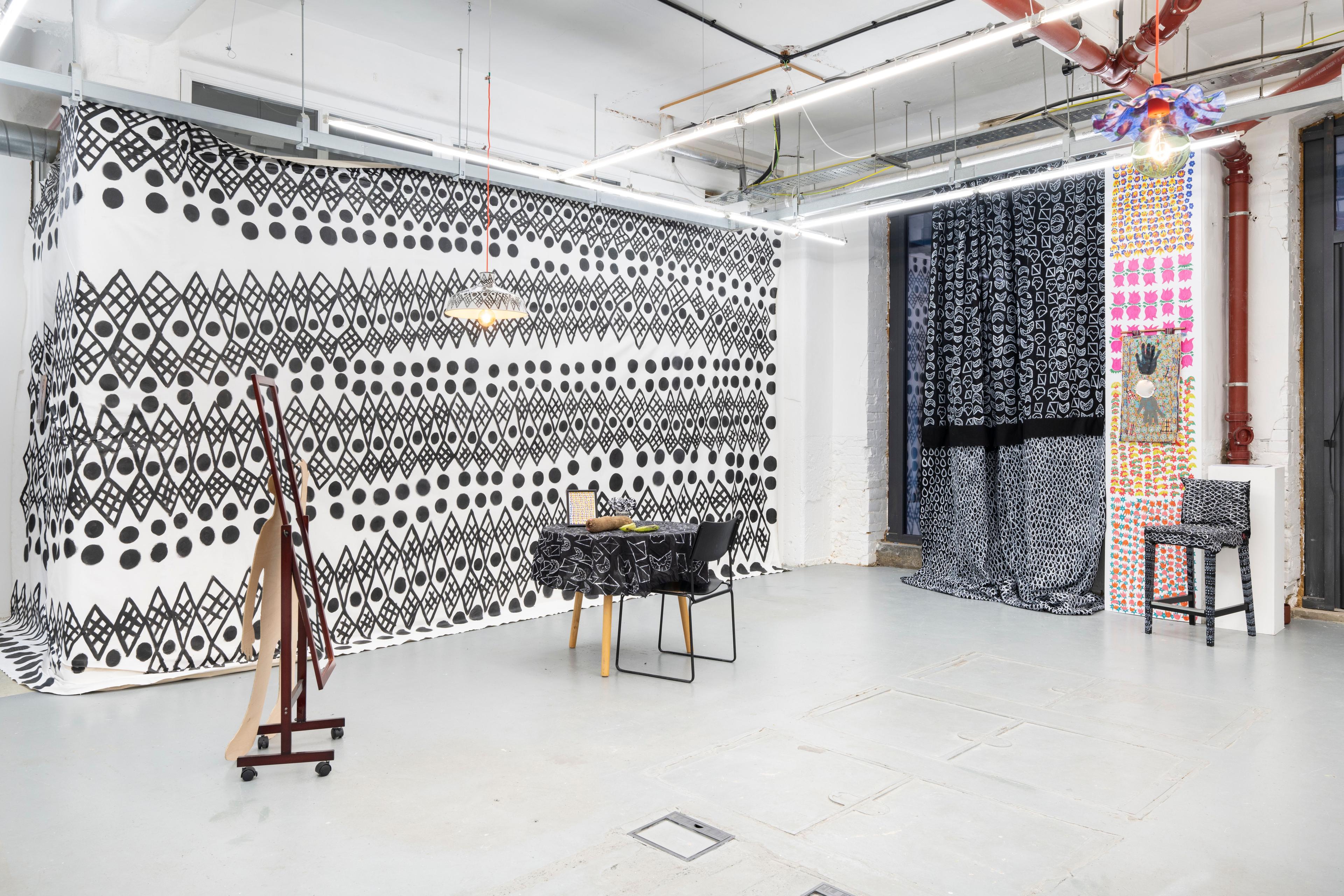 Abstract Fabric Collage Painting Workshop